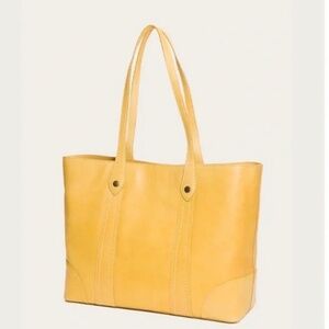 Frye Leather Melissa Tote Bag Yellow (original. $358)